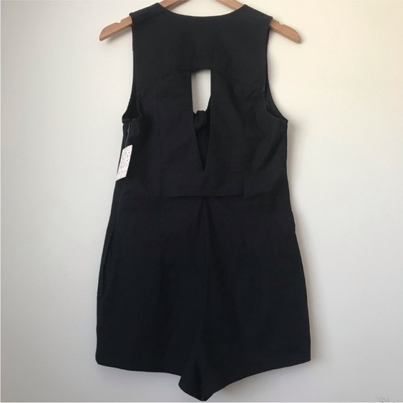 NWT Free People Daisy Romper in Black - Picture 7 of 10
